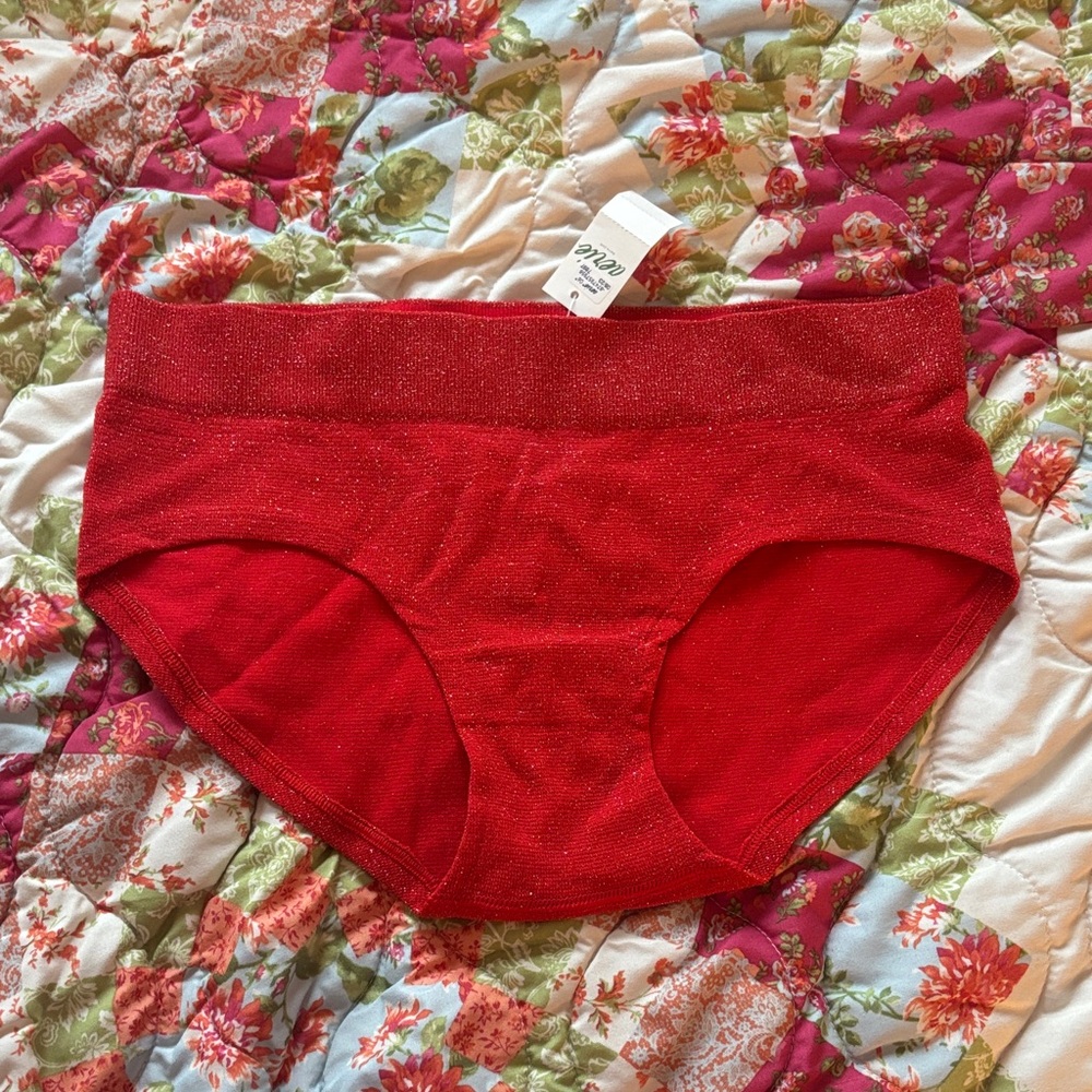 Aerie Red Sparkly Women's Underwear